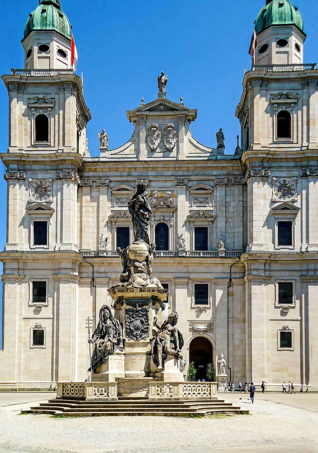 Domplatz (Cathedral Square) — Jedermann open-air stage, Salzburg