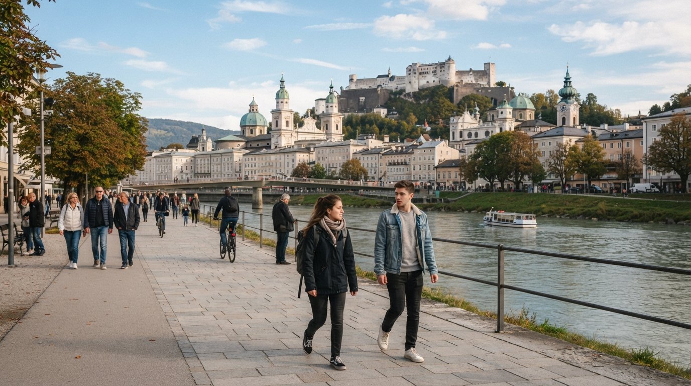 Elisabeth-Vorstadt, Salzburg: der Bahnhofsbezirk, der die Stadt versorgt